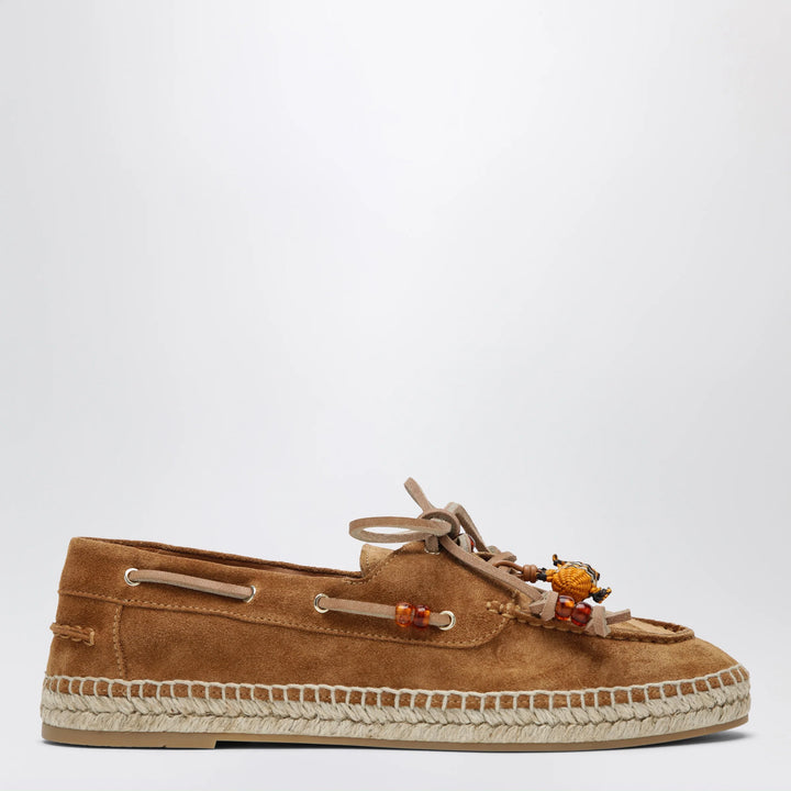 Aquazzura - Seafarer espadrilles in tobacco suede leather