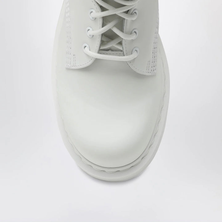 MM6 Maison Margiela - White lace-up boot MM6 X Dr. Martens