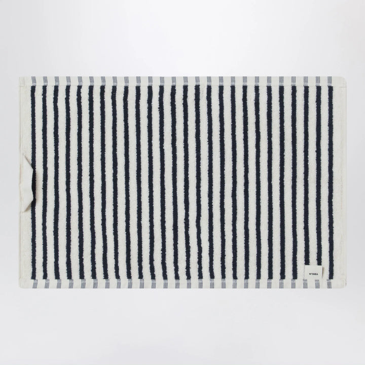 Tekla - White striped guest towel 30x50