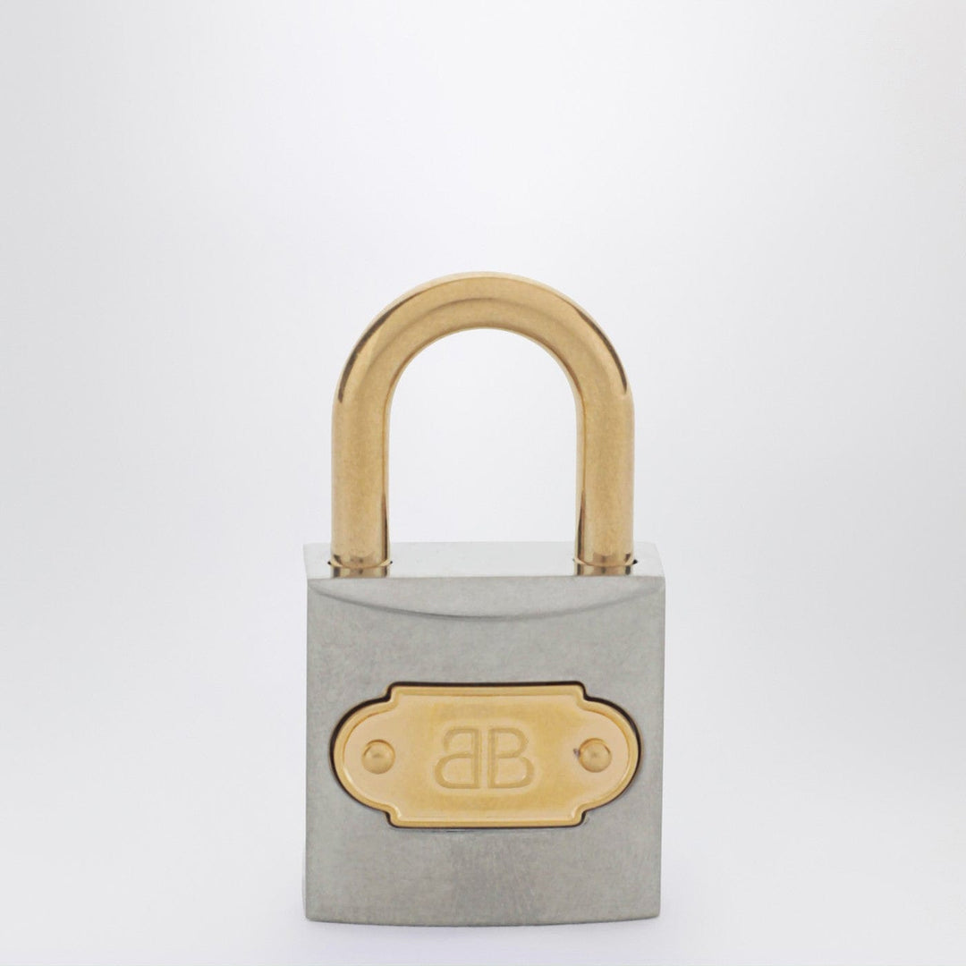 Apparel & Accessories TU Balenciaga - BB Padlock key charm in silver and gold Brand