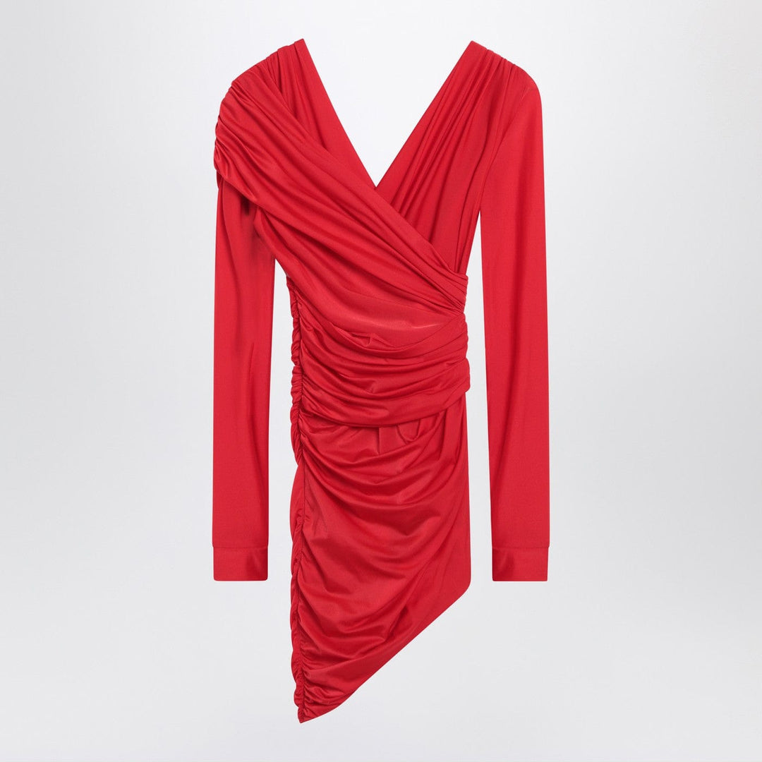 Apparel & Accessories 36  FR Balenciaga - Draped mini dress in red jersey Brand