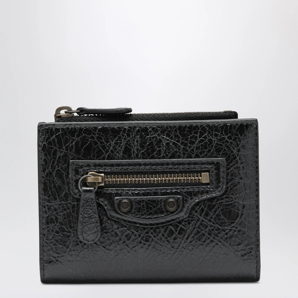 Balenciaga - Le City bi-fold lambskin wallet in black Brand Apparel & Accessories TU