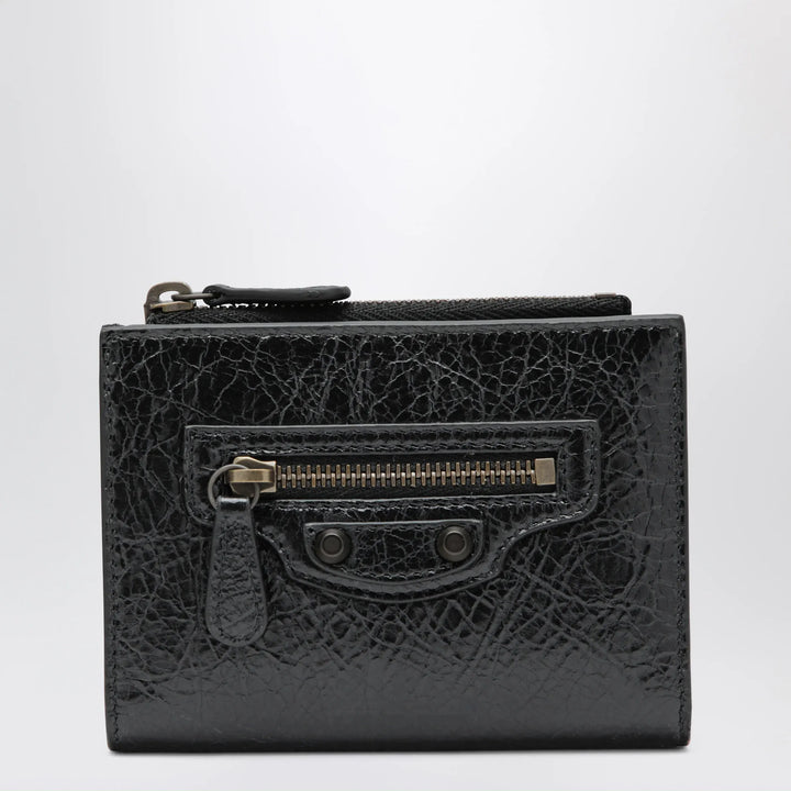 Balenciaga - Le City bi-fold lambskin wallet in black Brand Apparel &amp; Accessories TU