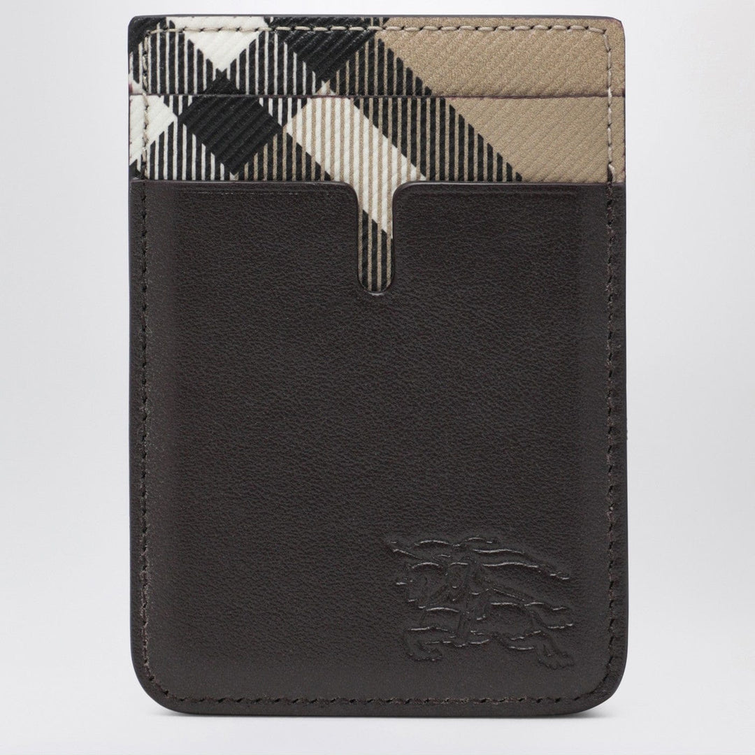 Apparel &amp; Accessories TU Burberry - Pop Magnetic Card Holder with Check Pattern Brand
