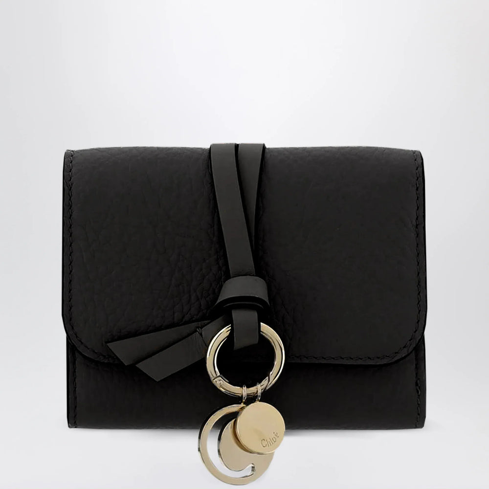 Chloé - Mini Alphabet trifold wallet black Brand Apparel & Accessories TU