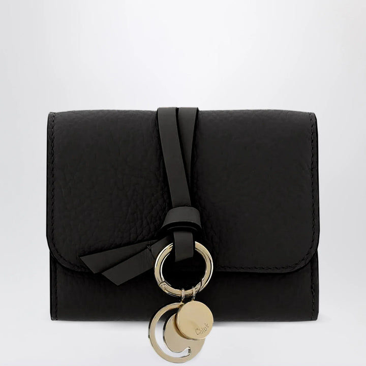 Chloé - Mini Alphabet trifold wallet black Brand Apparel &amp; Accessories TU