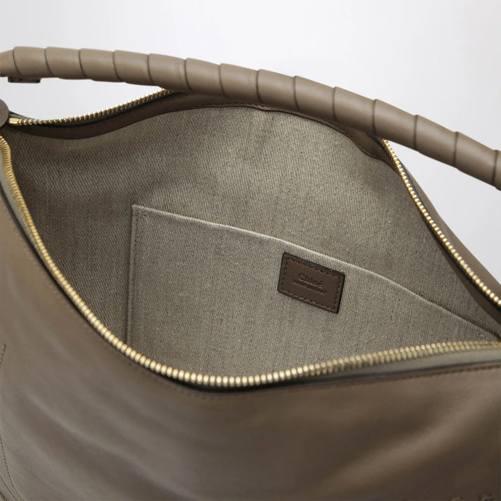 Chloé - Taupe Marcie shoulder bag in leather Brand Apparel &amp; Accessories U