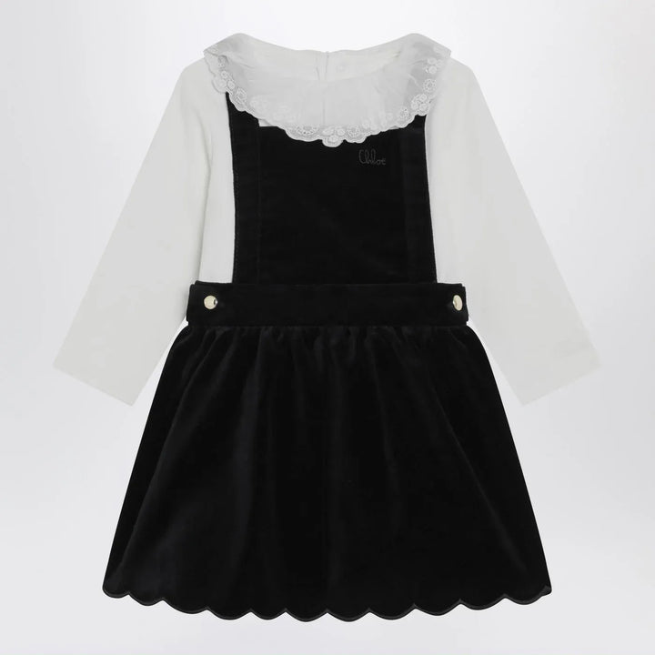 Chloé - White and blue velvet dress Brand Apparel &amp; Accessories 2A