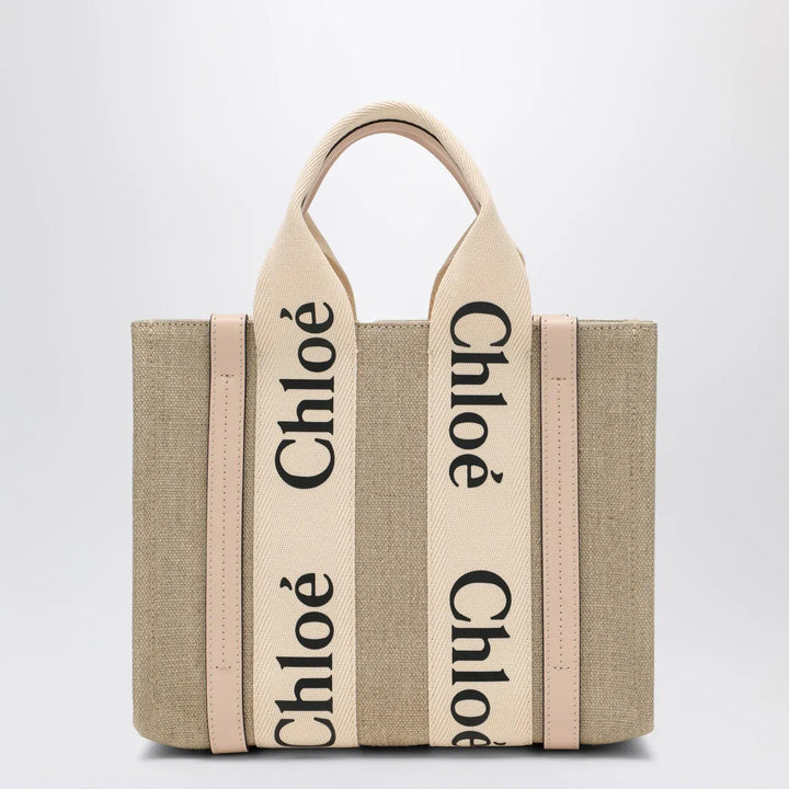 Chloé - Woody little bag in beige canvas Brand Apparel &amp; Accessories TU