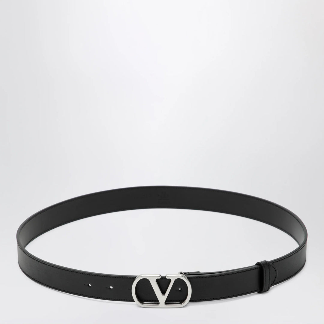 Valentino Garavani - Black VLogo Signature belt Brand Apparel &amp; Accessories > Clothing Accessories > Belts
