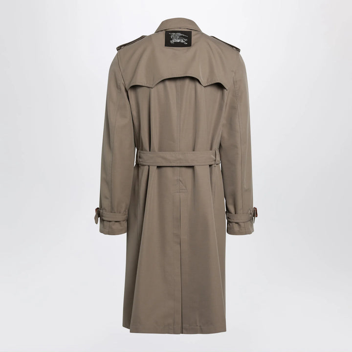 Burberry - Short Foxfield trench coat in cotton and silk Brand Apparel &amp; Accessories > Clothing > Outerwear > Coats &amp; Jackets
