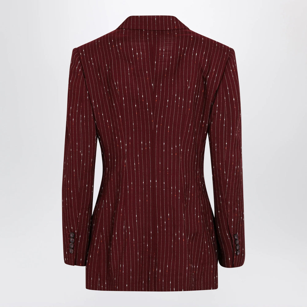 Dolce&Gabbana - Taormina pinstripe double-breasted jacket Brand Apparel & Accessories > Clothing > Outerwear > Coats & Jackets 40  IT