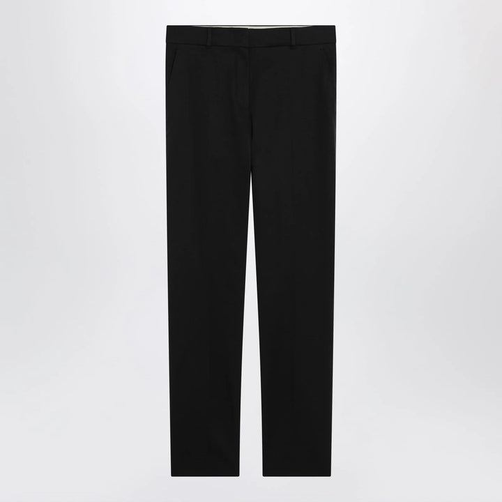 Max Mara Studio - Black stretch cotton trousers Brand Apparel &amp; Accessories > Clothing > Pants 38  IT