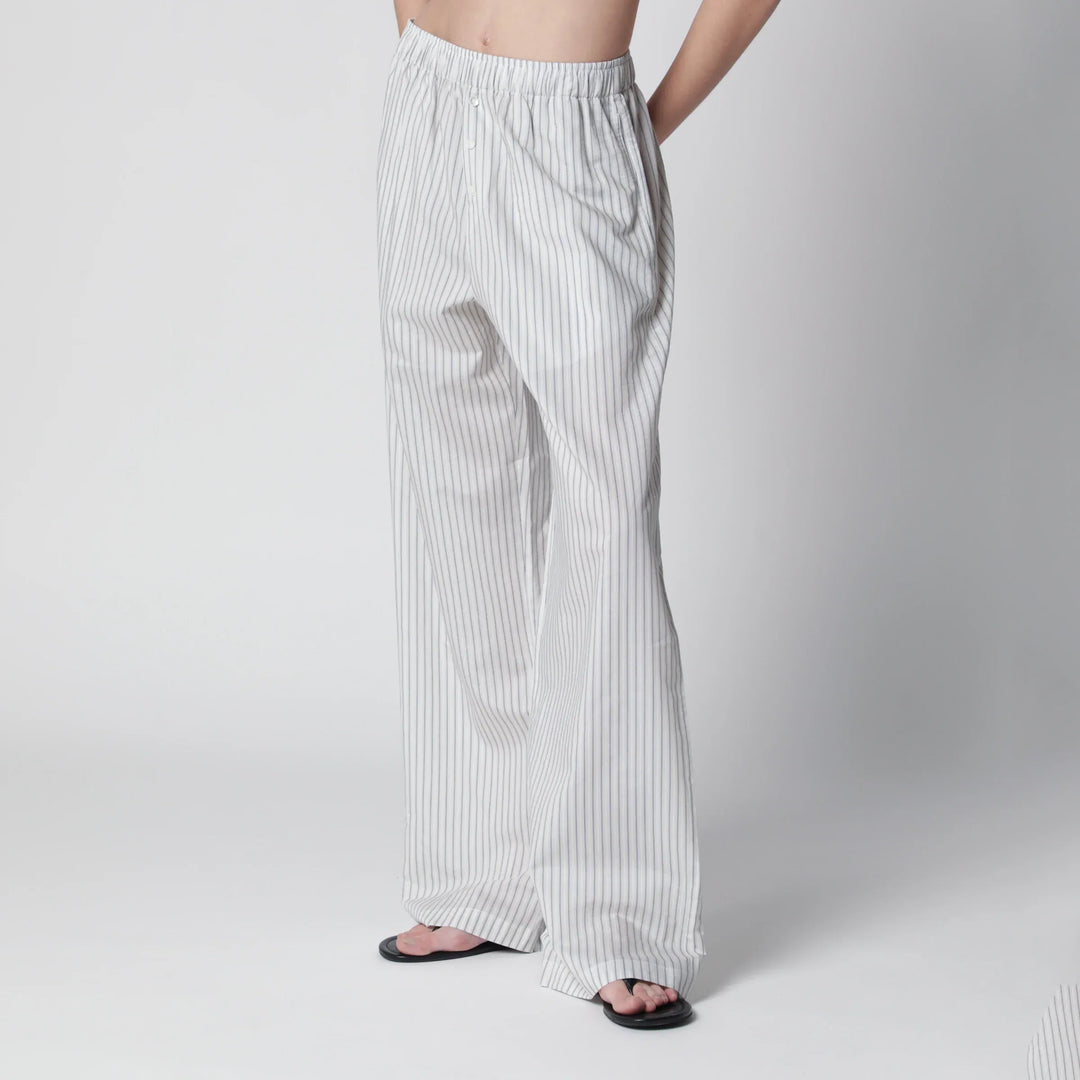 Róhe - Silk striped pajama trousers Brand Apparel &amp; Accessories > Clothing > Pants