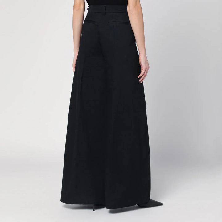 TheLatest - Wide black Alma trousers Brand Apparel &amp; Accessories > Clothing > Pants 38  IT
