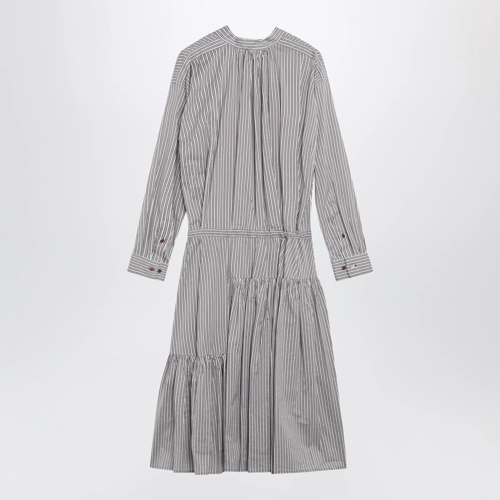 Dries Van Noten - Striped shirt dress in cotton and silk Brand Apparel & Accessories > Clothing > Shirts & Tops