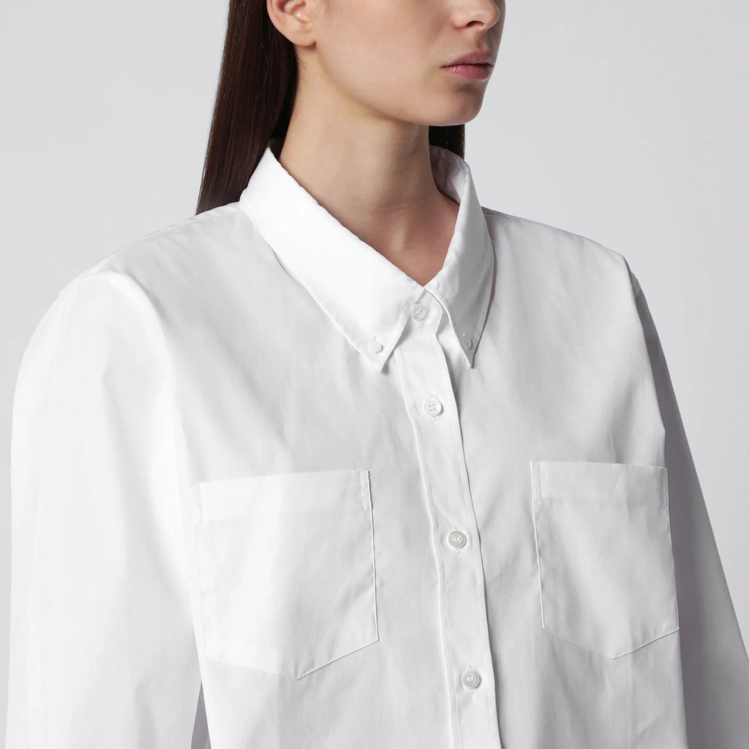 Dries Van Noten - White button-down cotton shirt Brand Apparel &amp; Accessories > Clothing > Shirts &amp; Tops 38  FR