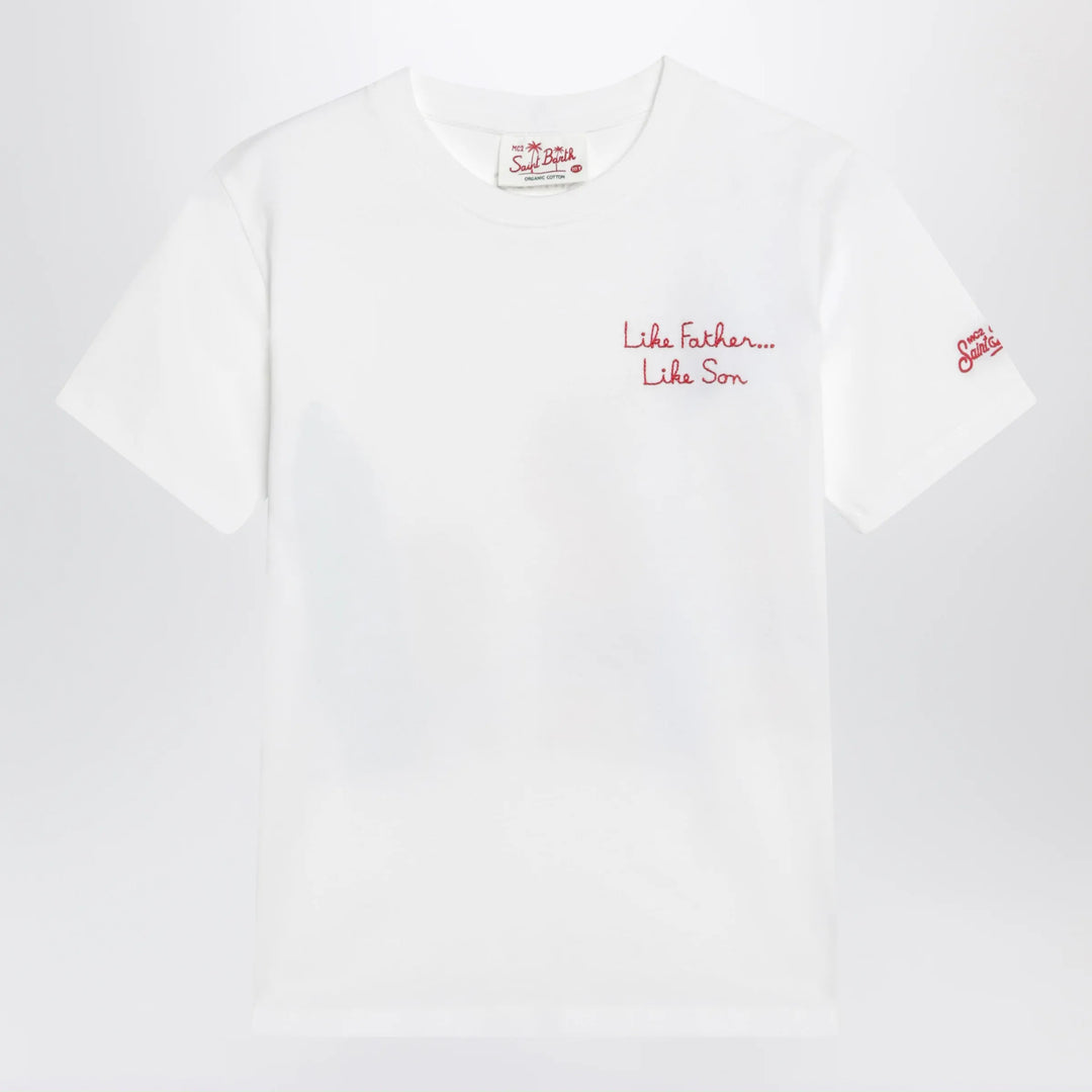 MC2 Saint Barth - White T-shirt with The Simpsons Homer and Bart print Brand Apparel &amp; Accessories > Clothing > Shirts &amp; Tops 1