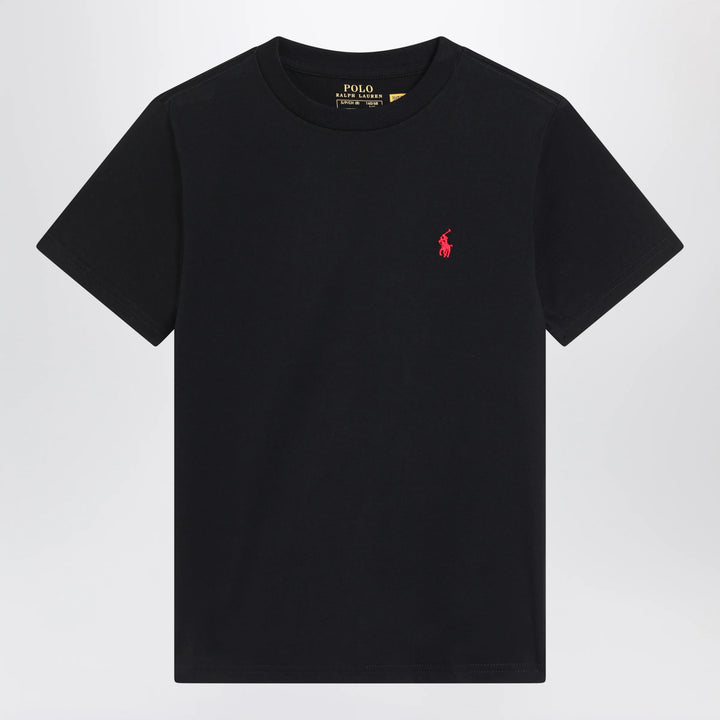 Polo Ralph Lauren - Black cotton T-shirt Brand Apparel &amp; Accessories > Clothing > Shirts &amp; Tops M