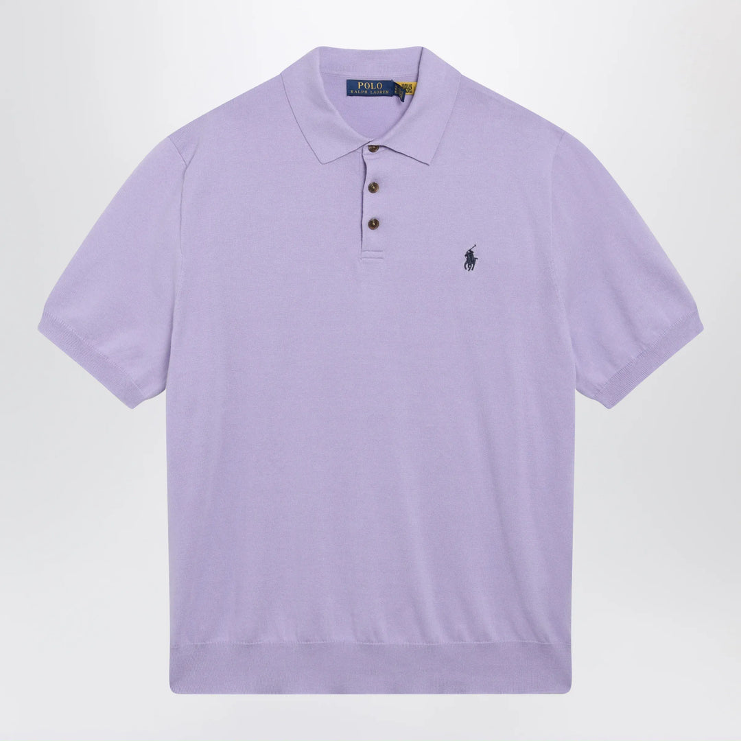 Polo Ralph Lauren - Lilac cotton polo shirt Brand Apparel &amp; Accessories > Clothing > Shirts &amp; Tops