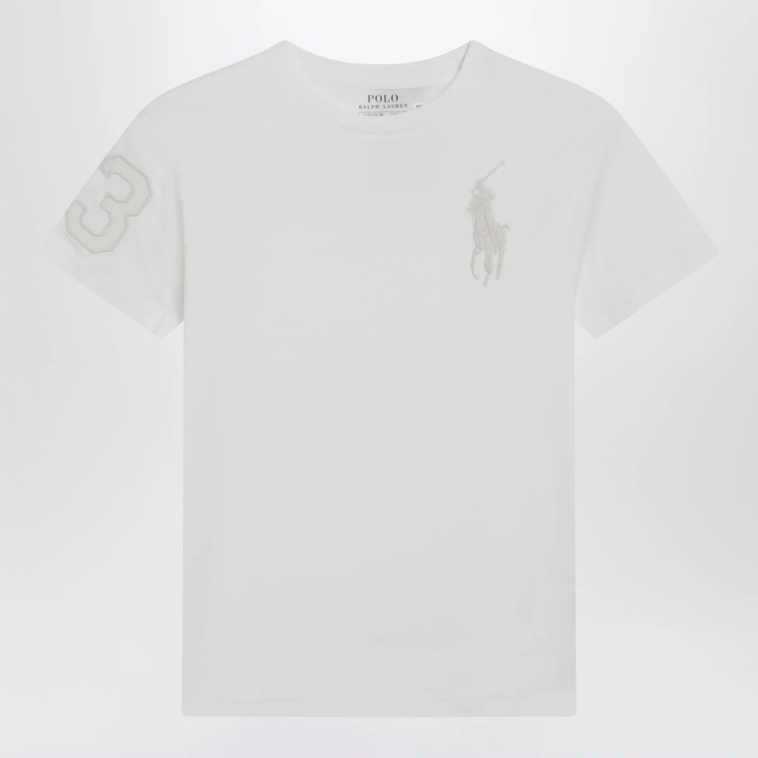 Polo Ralph Lauren - White T-shirt with embroidered logo Brand Apparel &amp; Accessories > Clothing > Shirts &amp; Tops XL
