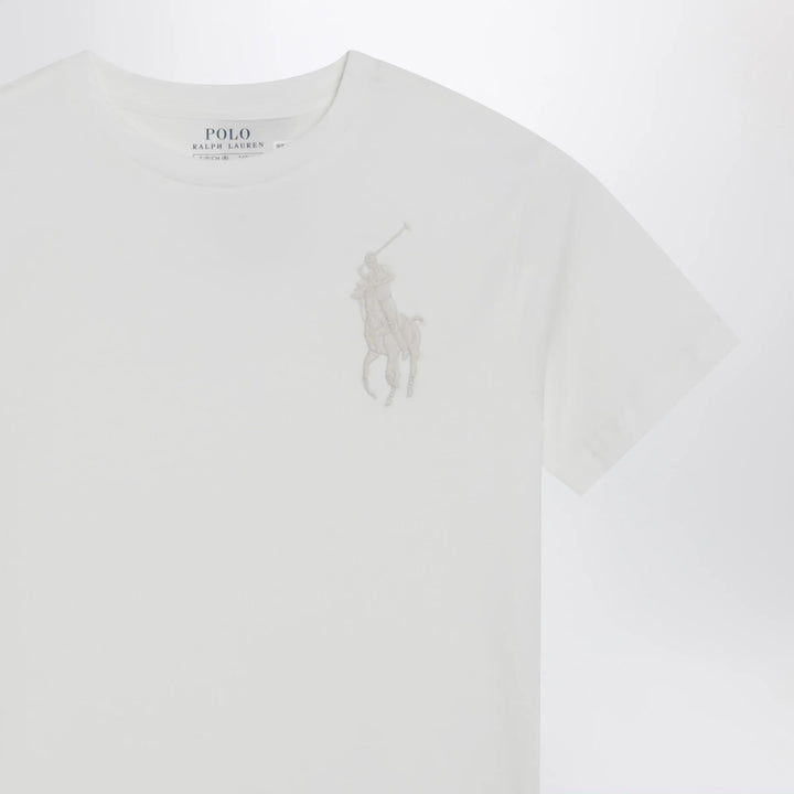 Polo Ralph Lauren - White T-shirt with embroidered logo Brand Apparel &amp; Accessories > Clothing > Shirts &amp; Tops XL