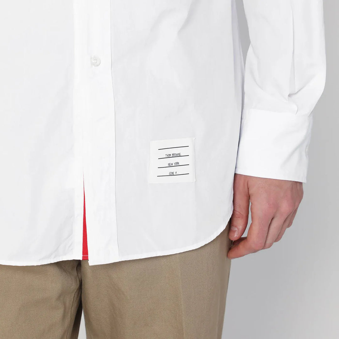Thom Browne - White button-down cotton shirt Brand Apparel &amp; Accessories > Clothing > Shirts &amp; Tops 2
