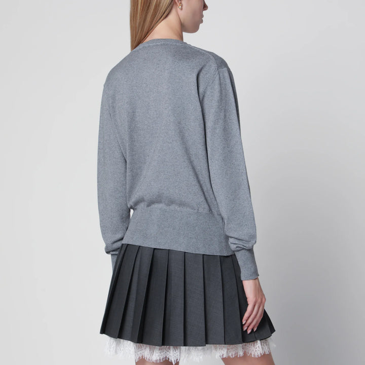 Vivienne Westwood - Bea cotton and cashmere cardigan in dark grey Brand Apparel &amp; Accessories > Clothing > Shirts &amp; Tops
