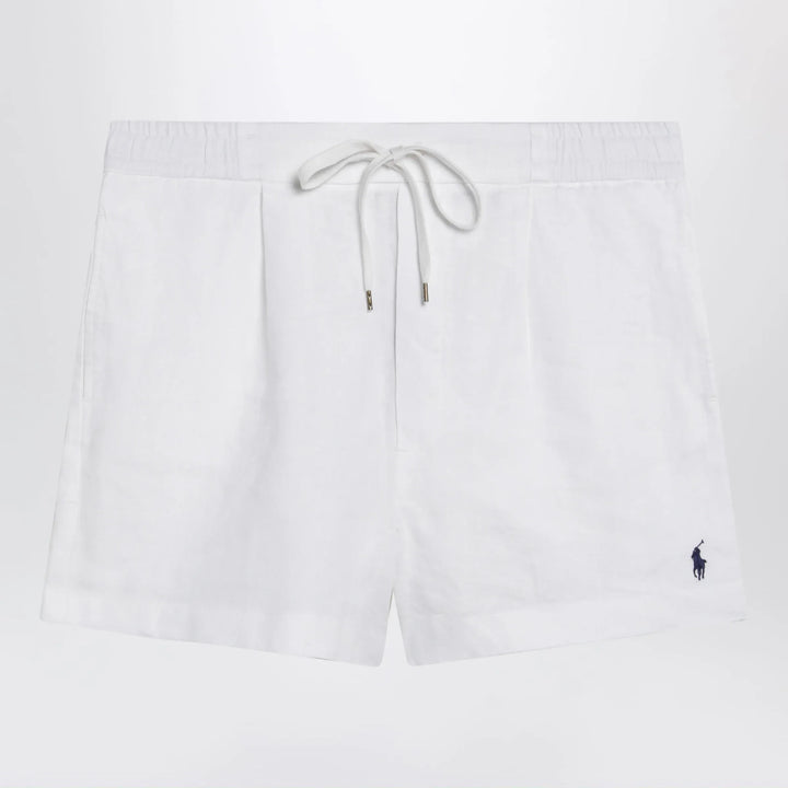 Polo Ralph Lauren - White linen shorts Brand Apparel &amp; Accessories > Clothing > Shorts M
