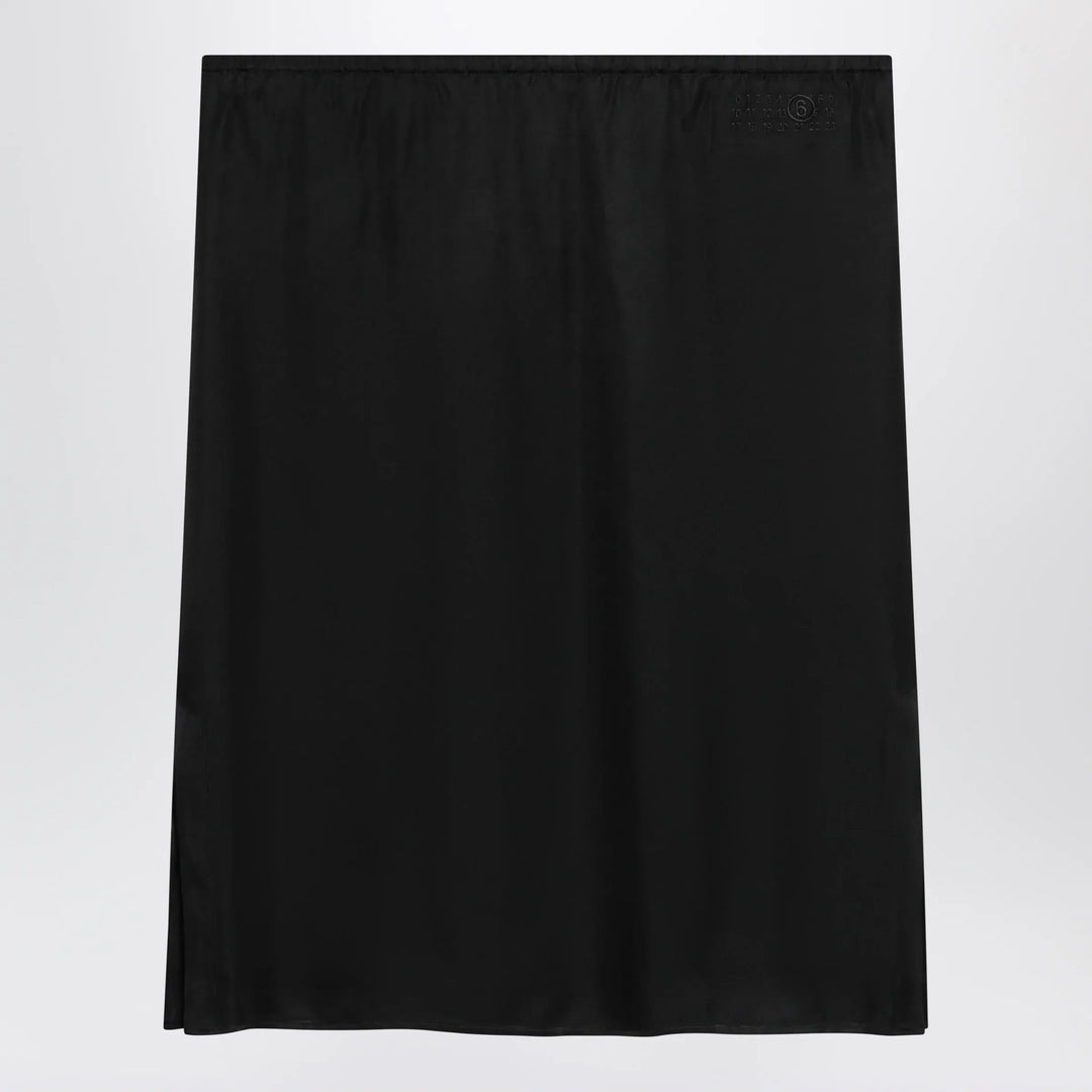 MM6 Maison Margiela - Black skirt in acetate blend Brand Apparel & Accessories > Clothing > Skirts 42  IT