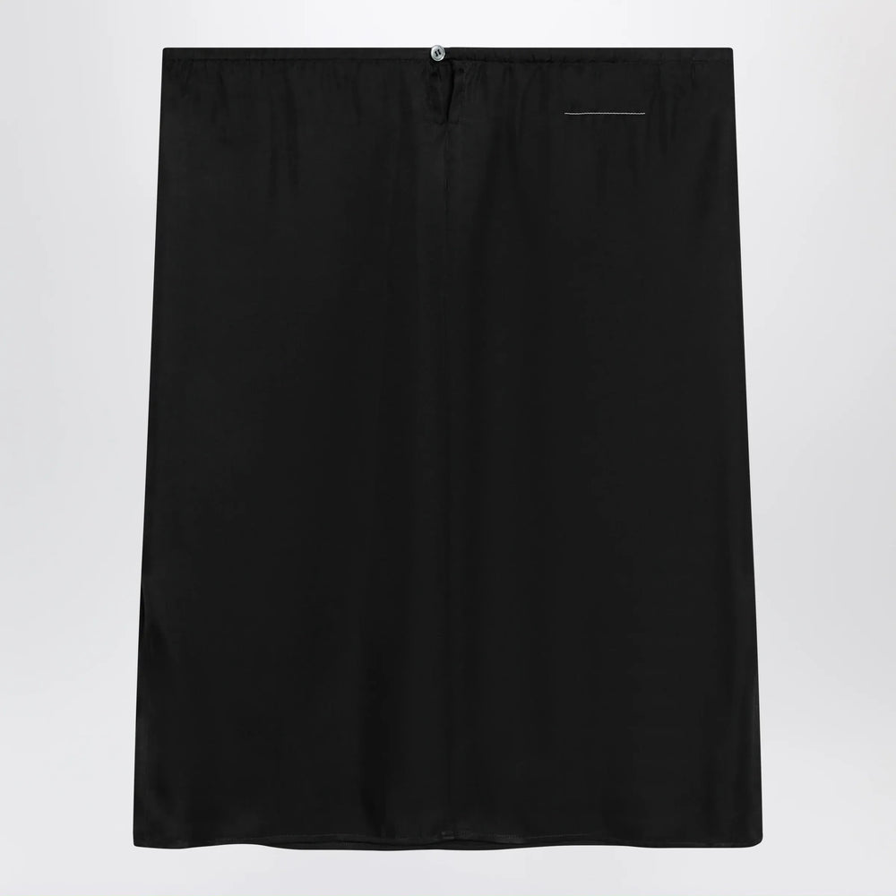 MM6 Maison Margiela - Black skirt in acetate blend Brand Apparel & Accessories > Clothing > Skirts 42  IT