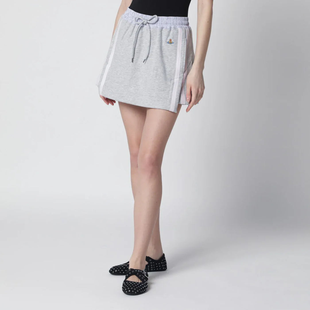 Vivienne Westwood - Grey mini skirt with Orb logo Brand Apparel &amp; Accessories > Clothing > Skirts S