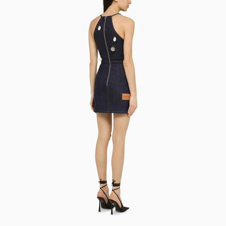 David Koma - Blue denim mini dress with mirrors Brand Apparel &amp; Accessories 6 UK