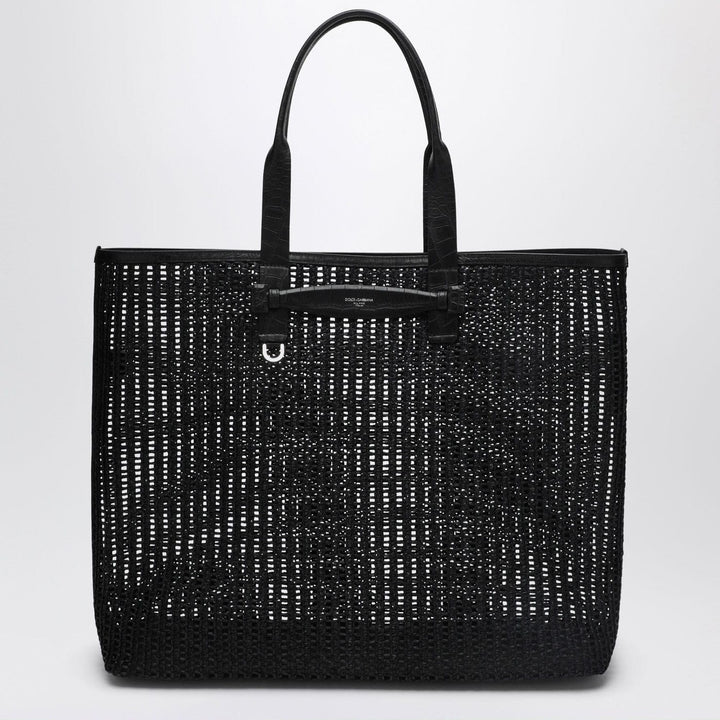 Apparel &amp; Accessories TU Dolce&amp;Gabbana - Adamo Shopping Bag in black woven mesh Brand