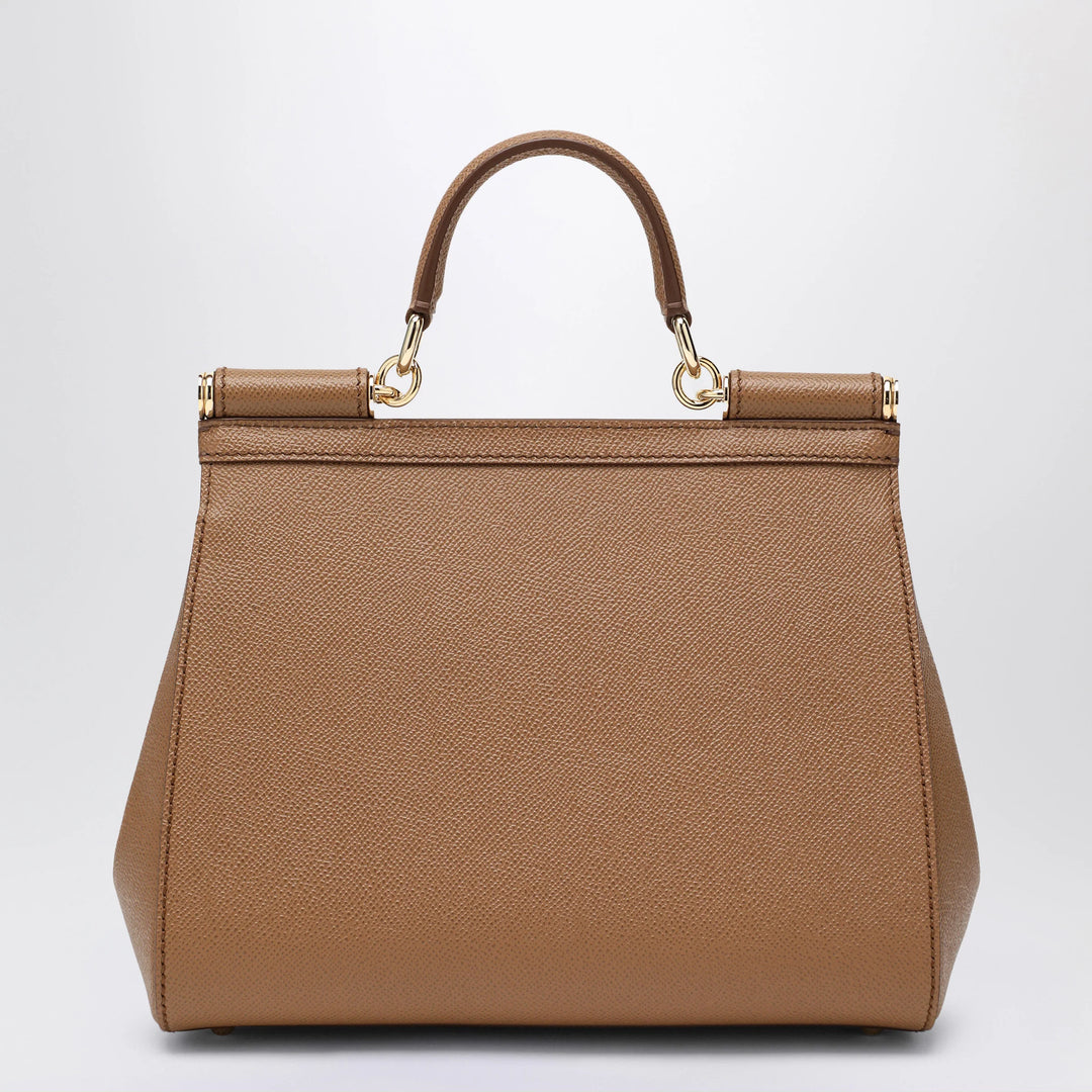 Dolce&amp;Gabbana - Large caramel Sicily Hand Bag Brand Apparel &amp; Accessories