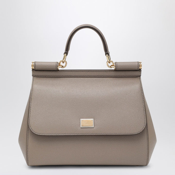Apparel &amp; Accessories TU Dolce&amp;Gabbana - Large mud colour Sicily Hand Bag Brand