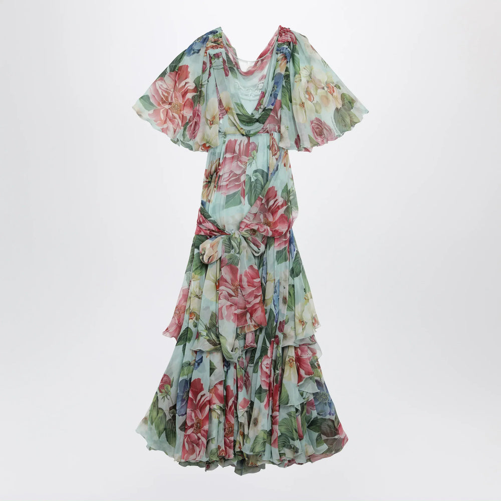 Dolce&Gabbana - Long floral chiffon dress Brand Apparel & Accessories