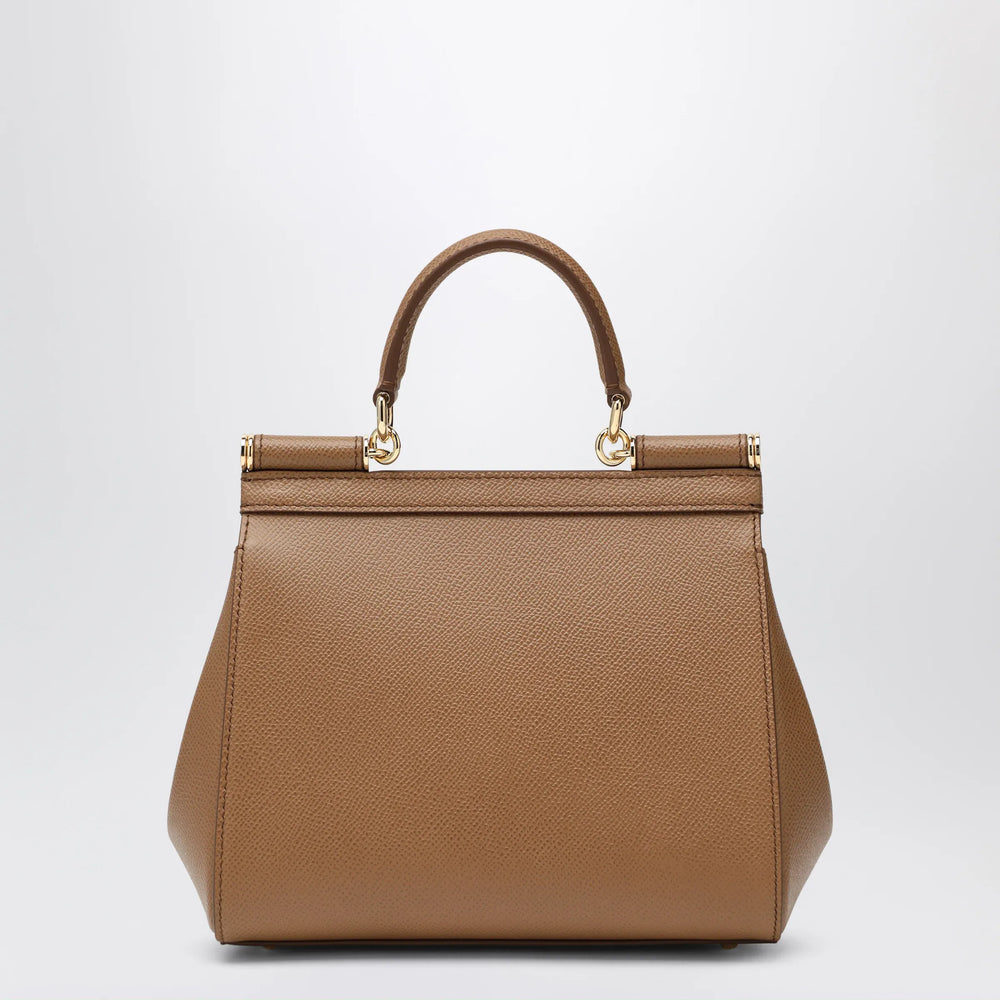 Dolce&Gabbana - Medium caramel Sicily Hand Bag Brand Apparel & Accessories