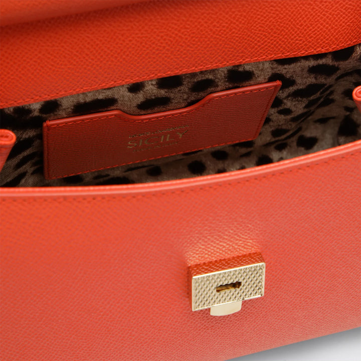 Dolce&amp;Gabbana - Medium orange Sicily handbag Brand Apparel &amp; Accessories TU