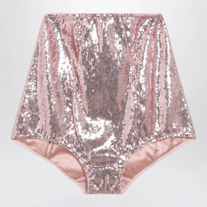 Dolce&amp;Gabbana - Pink micro-sequin culottes Brand Apparel &amp; Accessories 2