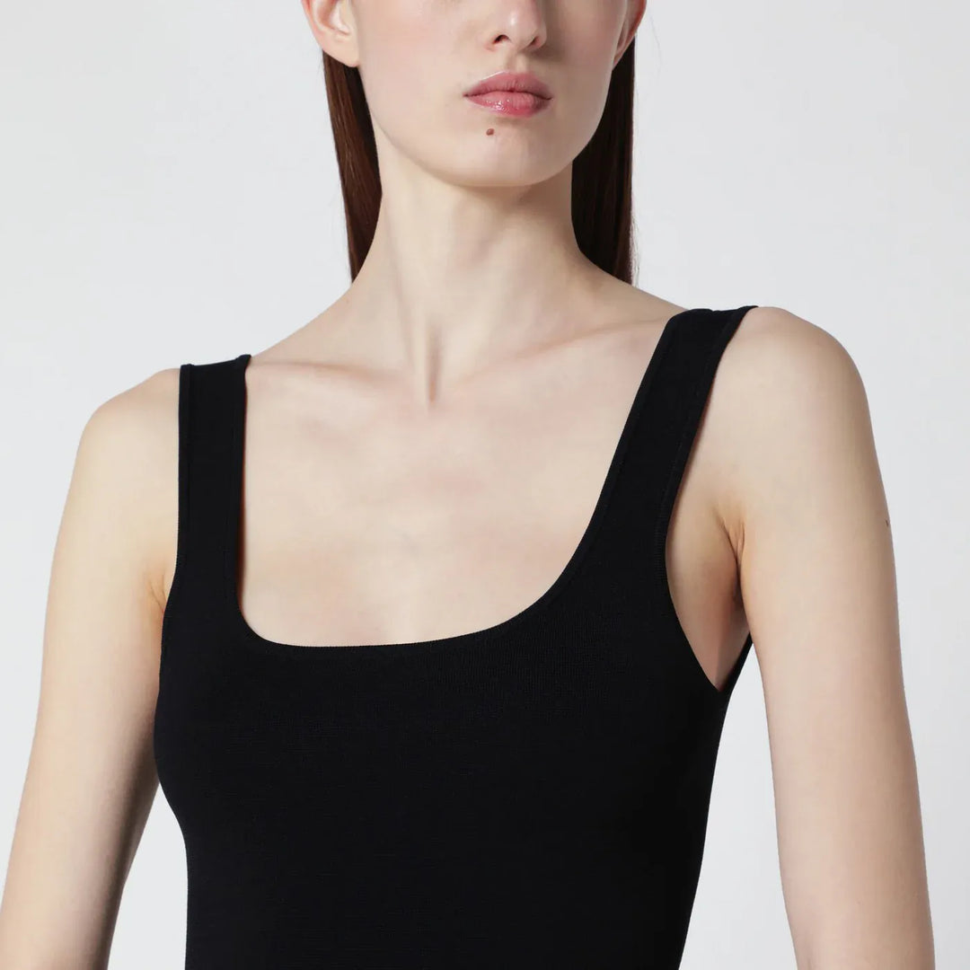 Entire Studios - Black fitted dress in viscose jersey Brand Apparel &amp; Accessories