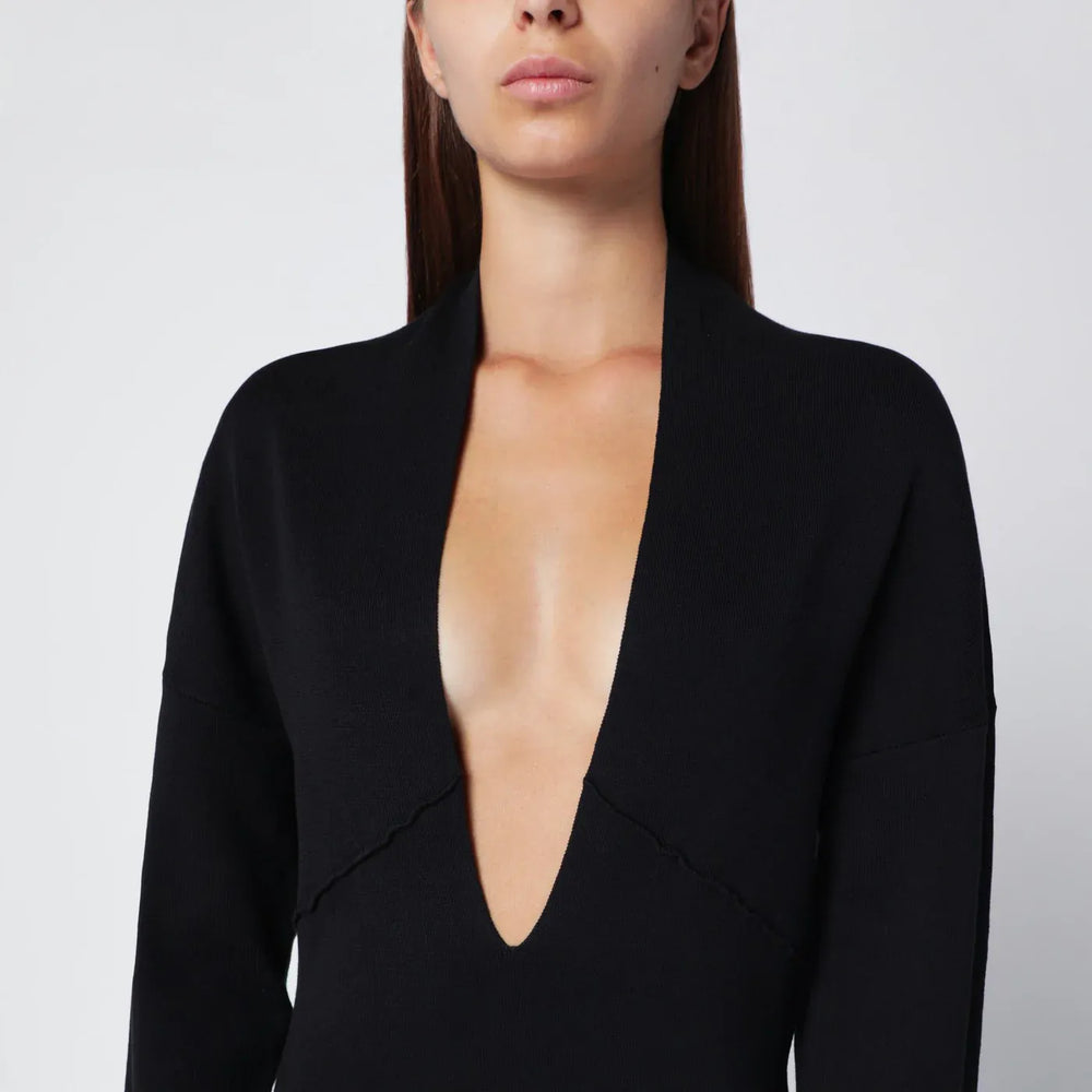 Entire Studios - Black long dress with wide neckline Brand Apparel & Accessories XS/S