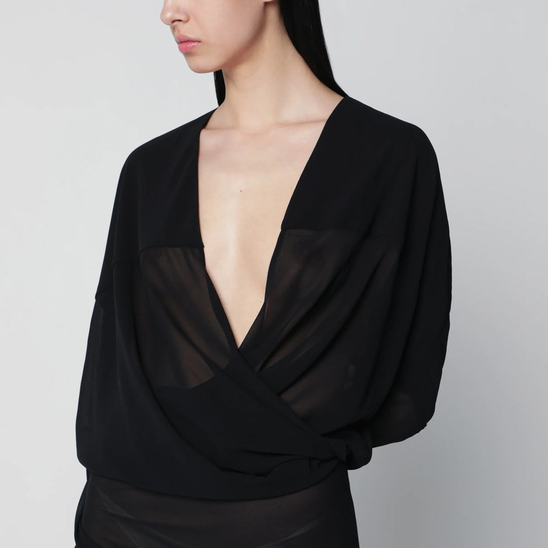 Entire Studios - Long semi-sheer black dress Brand Apparel &amp; Accessories