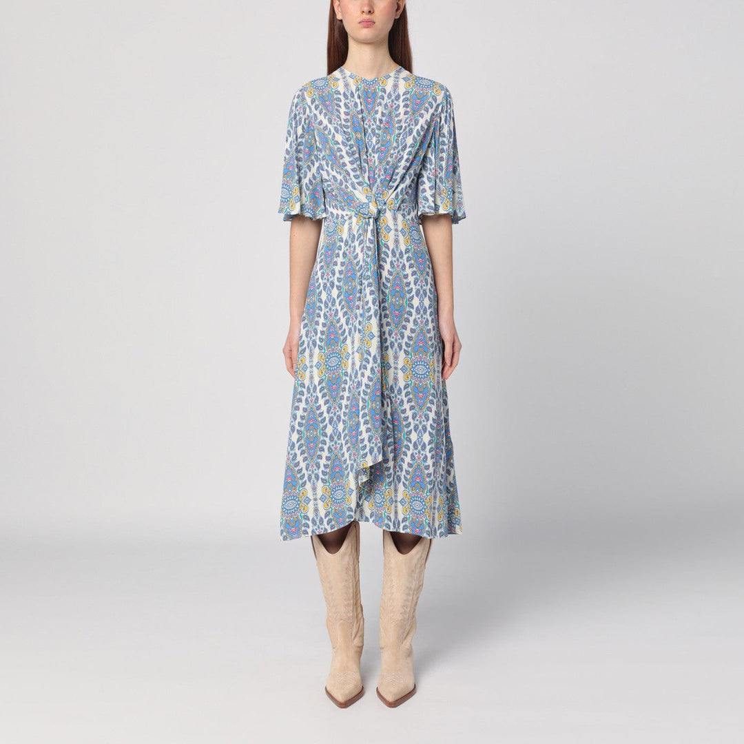 Apparel & Accessories 40  IT ETRO - Flared midi dress with multi-coloured print Brand