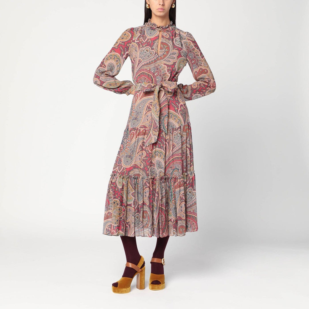 Apparel &amp; Accessories 40  IT ETRO - Long dress with Paisley print Brand