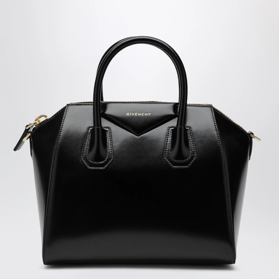 Givenchy - Small Black Antigona Bag In Leather Brand Apparel &amp; Accessories TU
