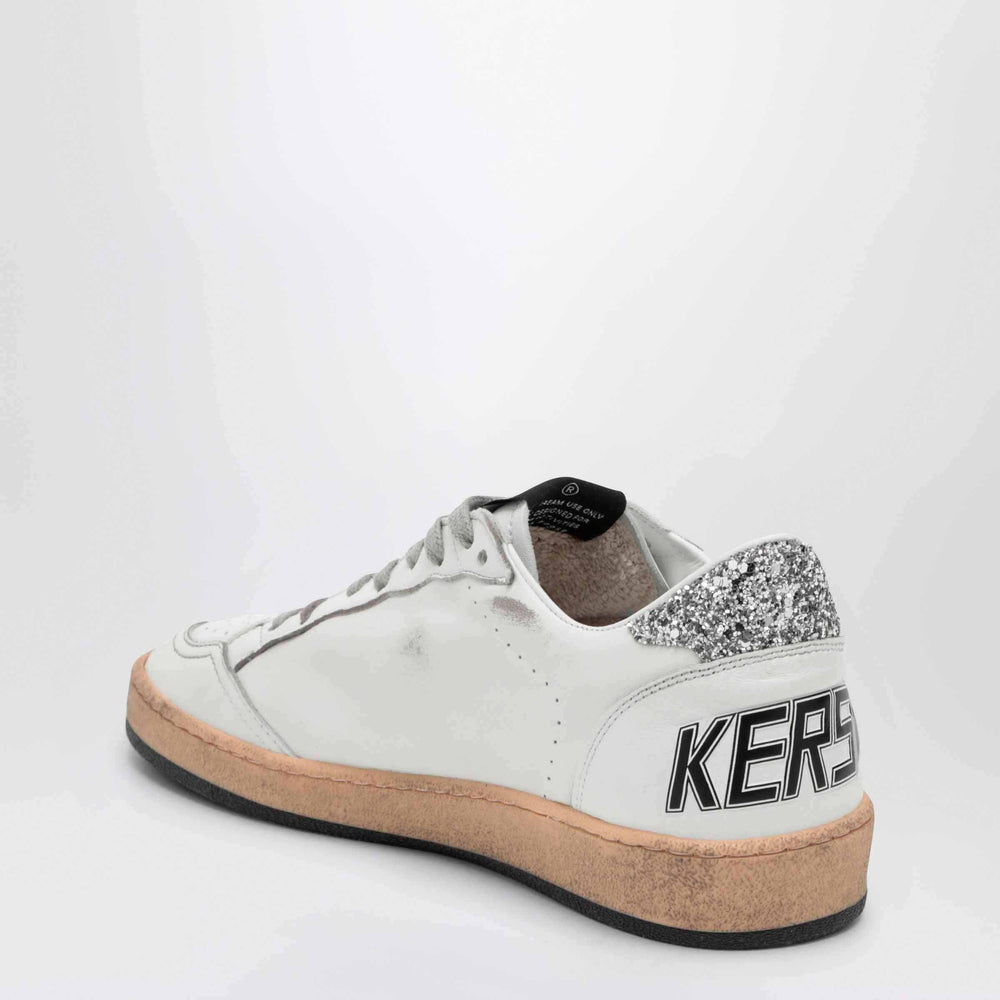 Golden Goose - Ball Star white/silver trainer Brand Apparel & Accessories
