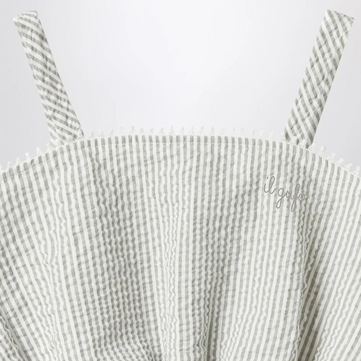 Il Gufo - Granite-coloured set in striped seersucker Brand Apparel &amp; Accessories 6