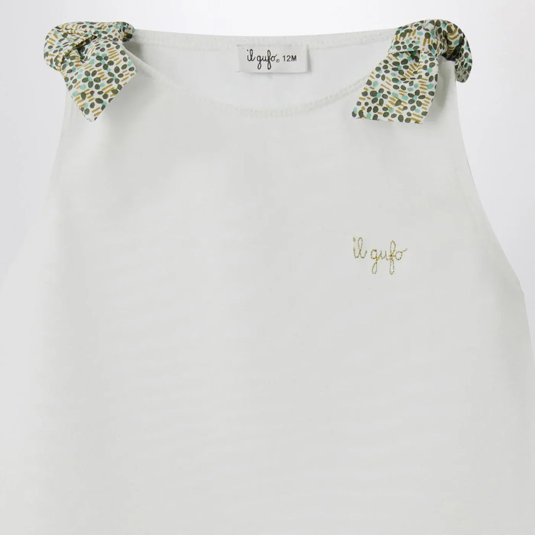 Il Gufo - Two-piece white set in Liberty fabric Brand Apparel &amp; Accessories 5