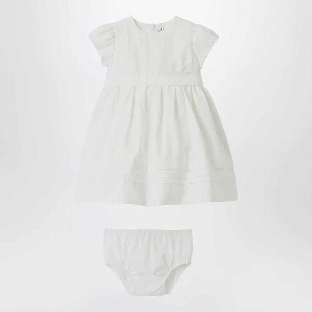 Il Gufo - White dress with culotte in viscose poplin Brand Apparel & Accessories 12